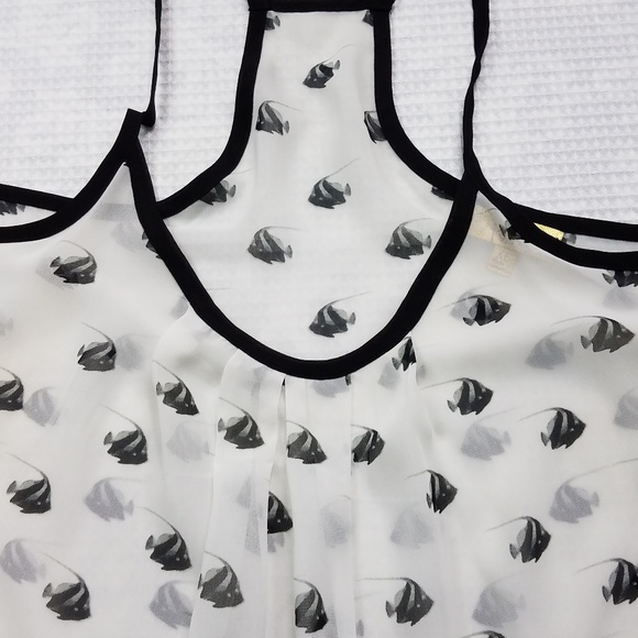 Princess Vera Wang Black and White Tank Top - Picture 3 of 7